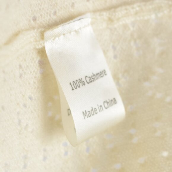 La Ligne Camille Pointelle-knit Cashmere Tank - S - Picture 9 of 9